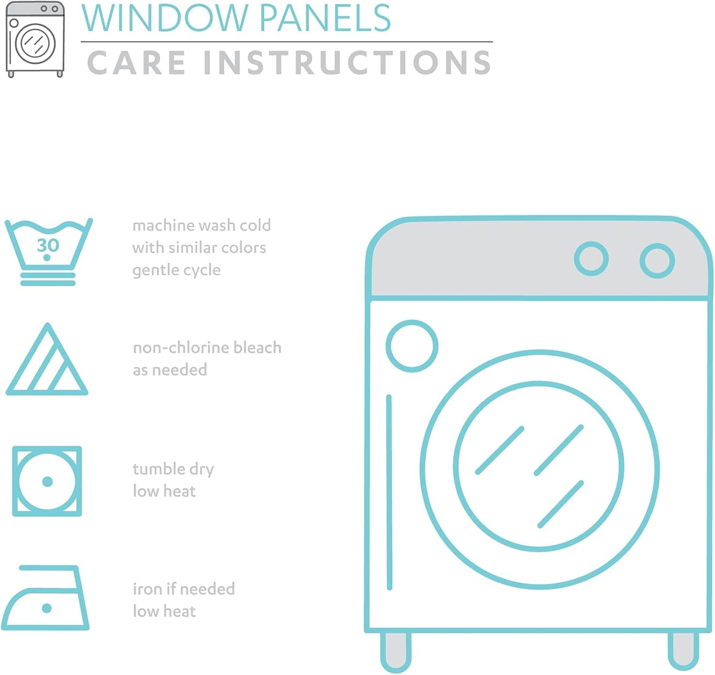 Mid Century Geo Light Filtering Window Curtain Panel Pair, 52" W X 84" L, Turquoise & Orange