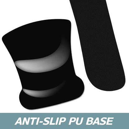 Mouse Pad Wrist Support Keyboard Wrist Rest Pad Ergonomic Mousepad Non-Slip Memory Foam Keyboard Pad Easy Typing Pain Relief Perfect for PC Laptop Gaming Office, Palm Texture